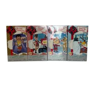 Factory Sealed Christmas Classics VHS Lot Drummer Boy Santa Claus Frosty Rudolph
